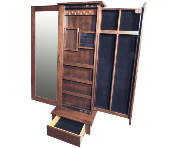 Mirror Deluxe Sliding Door with Hidden Compartments - Image 2