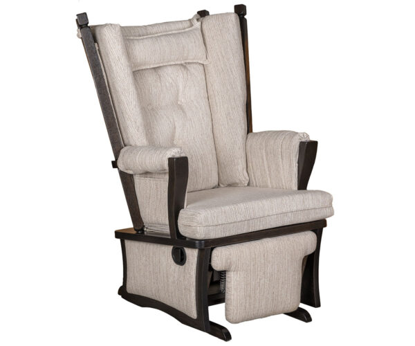 Ashland Inlay Regular Glider and Ottoman - Image 3