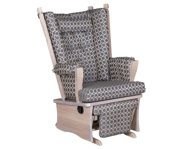 Ashland Panel Regular Glider and Ottoman - Image 3