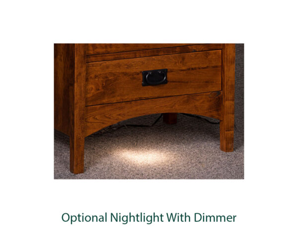 Zephyr 3 Drawer Nightstand - Image 3