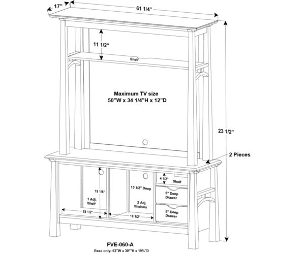 Artesa Media Cabinet - Image 2