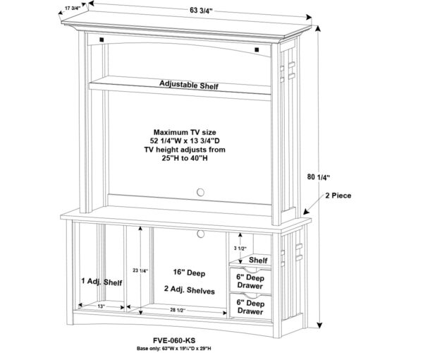 Kascade Media Cabinet - Image 3