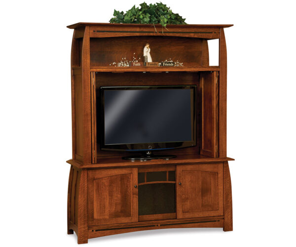 Boulder Creek Media Cabinet With Bifold Doors - Image 2
