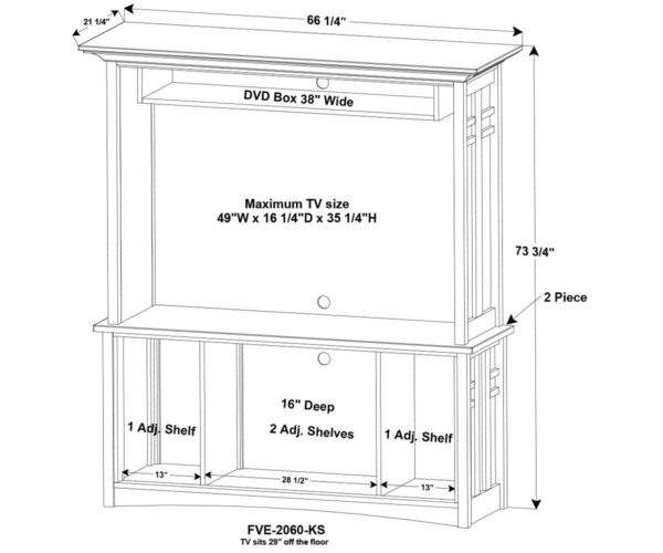 Kascade Media Cabinet - Image 3