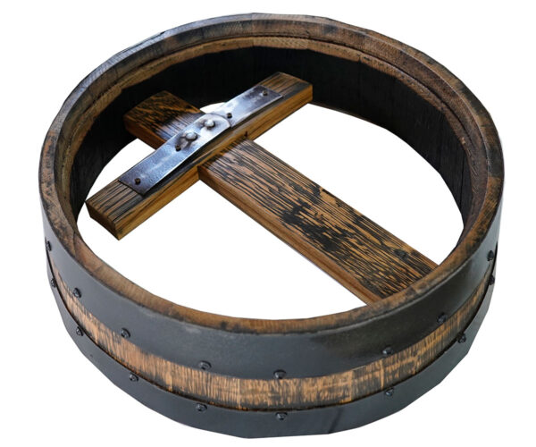 26 Gallon Barrel End With Cross - Image 2